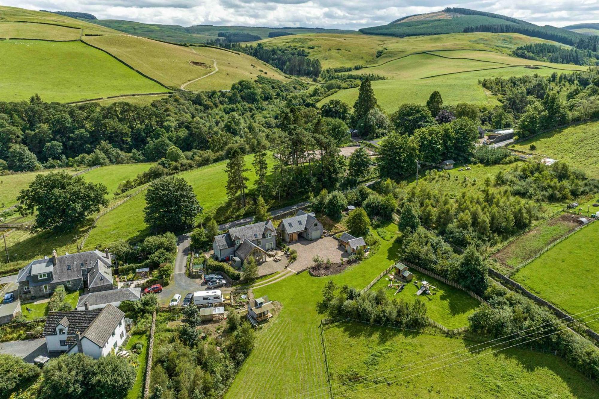 The Barn At Dormouse Cottage Selkirk Esterno foto